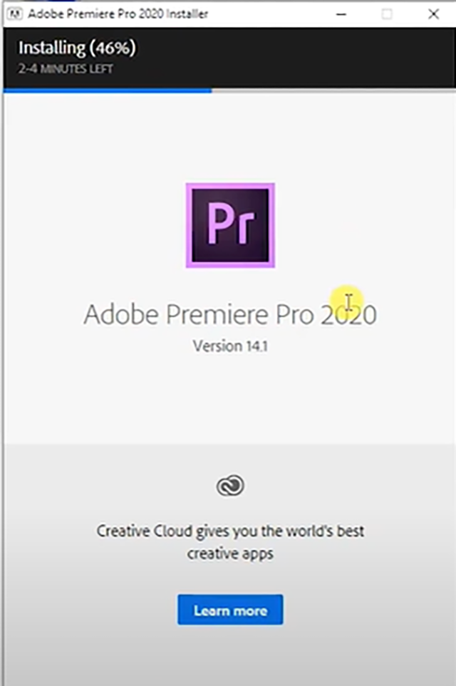 Cài đặt Adobe Premiere Pro CC 2020