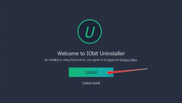 Cài đặt IObit Uninstaller