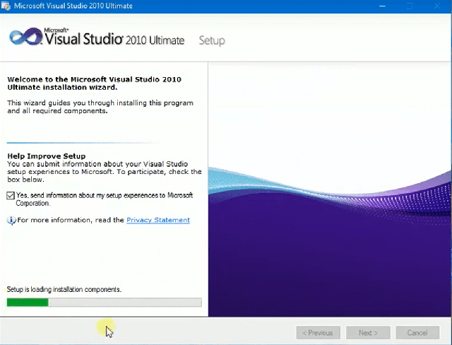 Cài đặt Visual Studio 2010