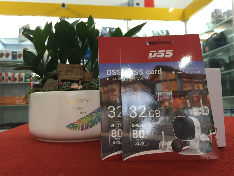 Thẻ nhớ Micro SD DSS 32GB tương thích với camera IP, camera hành trình và thiết bị di động khác