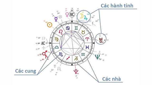 Cấu trúc bản đồ sao cung hoàng đạo